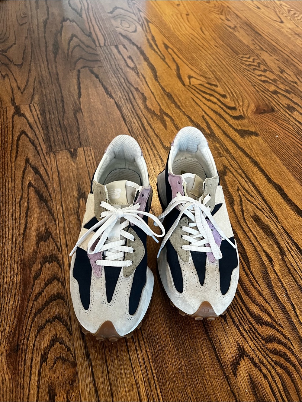 New Balance 327s - Navy, Purple and Grey